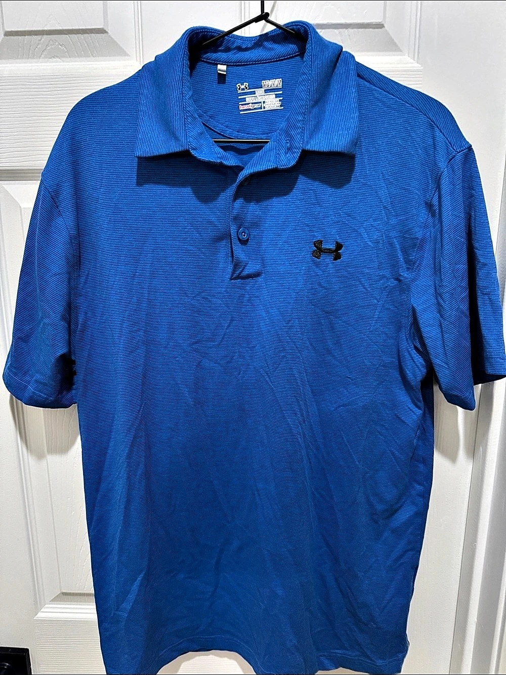 Under Armour Men's Polo Blue Size Medium Like New